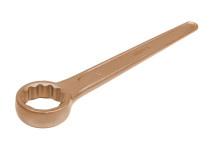 One-sided key 41 mm straight long handle copper plating HORTZ