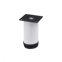 Опора меб. мет. d50 h100 с регул. белый AKS