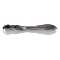 Трещотка 1/4", 88 мм, 60 зубцов, флажковая, для вставок (бит) KING TONY 276B-0225
