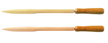 Triangular scraper 20x440 mm wooden handle intrinsically safe 224C-1002 AlCu, HORTZ