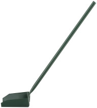Metal ash dustpan, 610 mm long handle