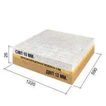 Comfort panel+ 1220x590x26 cml10/membrana4/dvp11