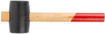 Rubber mallet, wooden handle 45 mm ( 230 gr )