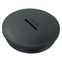 Заглушка PG42 черная (упак.10шт)