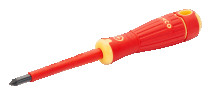BahcoFit insulated screwdriver for Pozidriv PZ1x150 mm screws
