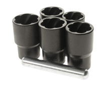 Набор головок для поврежденных болтов 1/2" 19-24мм 6 предметов JTC