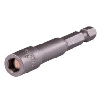 1/4" hexagon screwdriver head, 6 mm, L = 65 mm, magnetic KING TONY 7616506M