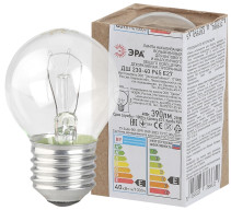DS230-40 ERA P45 40W E27 / E27 230V bulb transparent in corrugation
