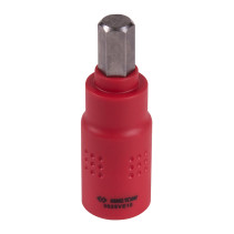 Насадка (бита) торцевая диэлектрическая 3/8", HEX, 10 мм, L = 65 мм KING TONY 3025VE10