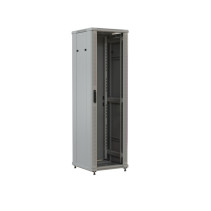 WRline WR-TT-4266-AS-RAL7035 Шкаф напольный телекоммуникационный 19-дюймовый, 42U, 2055x600х600 мм (ВхШхГ), передняя стеклянная дверь, задняя сплошная стальная дверь, серый (RAL 7035) (разобранный)