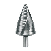 Сверло ступенчатое HSSE-Co 5 дюймовое CBN шлифованное со спиралевидной канавкой и подточкой острия Ø 7/8 - 1 3/8