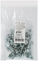 Self-tapping screws for sheet plates, pointed 4.2 x 32 (packing 100 pcs)