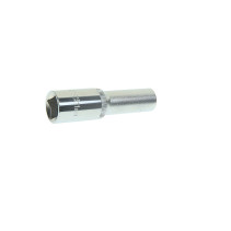 Головка торцевая 11мм 1/2" 12-гранная глубокая L=80мм ЭВРИКА ER-91504-12 /1/20