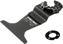 Насадка для МФИ ПРАКТИКА режущая прямая, HCS, по дереву, 65 мм, мелкий зуб (240-096)