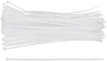 Хомуты нейлоновые для проводов, белые 100 шт., 3,6х250 мм