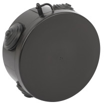 Распаячная коробка ЭРА KOR-85-40-4g-B открытой установки черная 85х40мм с гермовводами 4 вх. IP54