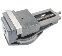 Machine tool vise with open screw rotary L jaws 160 mm, QB160 series