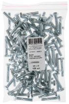 Болт 6-гранная головка (полная резьба) М5 х 25 100 шт DIN933 фасовка