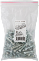 Шурупы оцинкованные, остроконечные DIN7976, 5,5 х 25 (фасовка 100 шт)