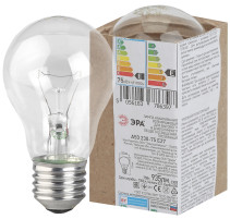 B230-75-6 ERA A50 75W E27 / E27 230V bulb transparent in corrugation