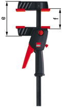 DUO16-8 DuoKlamp Clamp for one-handed operation 160/85, force: 1.2 kN