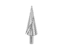 Stepwise screw drill 4-32 st.15 (dx=10 P6M5) (4;6;8;10;12;14;16;18;20;22;24;26;28;30;32) HORTZ
