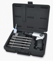 Pneumatic chisel with a set of TOPTUL GDAI0705 nozzles