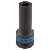 Головка торцевая ударная глубокая TORX Е-стандарт 3/4", E24, L = 110 мм KING TONY 647524M