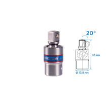 Кардан 1/4", шаровый KING TONY 2793