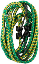 Rubber luggage straps, steel hooks, 2 pcs., 7x1200mm