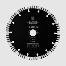 Диск алмазный отрезной по бетону и кирпичу (турбо-сегментированный, 180x2.6x22.23 мм) BERGER BG1605