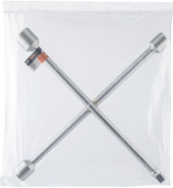 Ключ баллонный-крест (17*19*22*1/2")ф14мм L360мм (АвтоDело) 30712