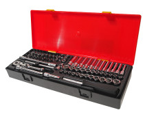 1/4" head set combined 73 pieces in a JTC case