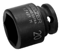3/8" Ударная торцевая головка, 22 мм