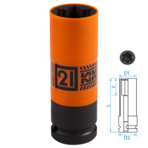 Hyundai, KIA Impact Bolt head 1/2", 21 mm KING TONY 9BW4502