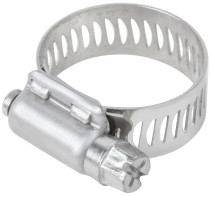 Хомут обжимной просечной, ширина 12,7 мм, нерж.сталь 14-27 мм