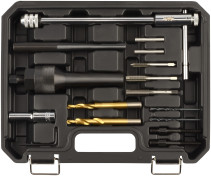 Набор для извлечения сломанных свечей накаливания 16 пр.(АвтоDело) 41116