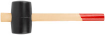 Rubber mallet, wooden handle 70 mm ( 750 gr )