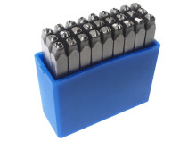 Letter stamps in Latin letters of 3mm (HRC 60+-2° DIN 1451) JTC