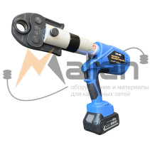 Electrohydraulic battery press for crimping pipes with EGGF-1550 MALIEN fittings (complete with TH standard dies: 16 mm, 20 mm, 26 mm, 32 mm)