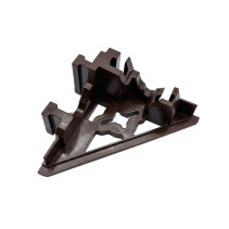Internal connecting corners for reinforced borders Geoplastboard brown