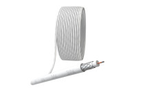 RL-48-PVC50 ERA Coaxial Cable RG-6U, 75 Ohm, CCS/(48% Al braid), PVC, color white, 50 m coil, SIMPLE (12/