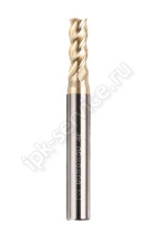 End milling cutter c/x tv.sp. f8 L=60 Z4 ZrN on stainless steel and titanium