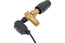 ACG Pressure regulator VRT3 total stop, 310 bar, G 3/8F, bypass 2xG 3/8F 4072000007