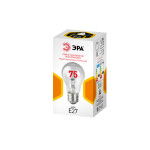 Incandescent lamp ERA A-75-E27-230-CL 75W 230V pear transparent color box E27