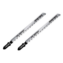 Пилки для лобзика по дереву, ДСП ПРАКТИКА тип T301CD 116 х 90 мм, быстрый рез, HCS (2шт.) (034-571)