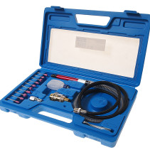 Pneumatic grinder ER-81211K2 (pneumatic grinding) with collet clamp 3mm 54000 rpm in EUREKA 1/10 case