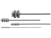 Щетка ерш IBE, 125*25 мм, диаметр 6,6 мм, нейлон абразив/оксид алюминия К 600/0,30 мм, хвостовик 2,5 мм