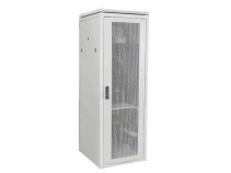 Шкаф телекоммуникационный Ripo 276010PM/G 19" напольный 27U 600х1000 серый дверь перф.