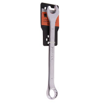 Ключ комбинированный 18мм ER-31018 (Chrome vanadium) на держателе сатинированный ЭВРИКА 1/10